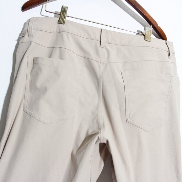 Lululemon ABC Skinny-Fit Pant 32.5" *Warpstreme Beige 5-Pocket Size 35 - Picture 9 of 12
